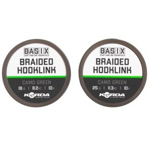 Korda - Basix Braided Hooklink 18lb 10m